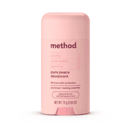 Method Body Aluminum Free Deodorant Pure Peace - 2.65 oz Pack of 3
