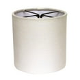 thumbnail image 6 of 5" Snow Set of 6 Drum Chandelier Linen Lampshades, 6 of 7
