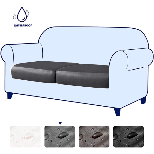 Subrtex Stretchy Water-Proof PU Individual Sofa Cushion Covers