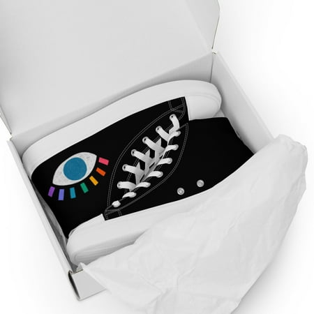 

Rainbow Eye Women’s High Top Canvas Shoes