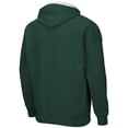 thumbnail image 3 of Men's Colosseum Green Ohio Bobcats Arch & Logo 3.0 Full-Zip Hoodie, 3 of 3