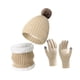 thumbnail image 5 of Conjunto de gorro Bufanda y Guantes de invierno jinwen Beige, 5 of 8