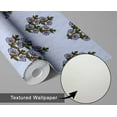 thumbnail image 5 of S4Sassy Peel & Stick Vinyl Wallpaper, Block Floral Wall Paper Contact Paper Waterproof- Blue, 25"X 360", Textured Finish, Removable Asian Style Covering For Home Decor In Bedrooms & Living Areas, 5 of 8