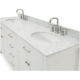 thumbnail image 3 of Ariel H073dcw2ovo Bristol 73" Free Standing Double Oval Basin Vanity Set - Grey, 3 of 7