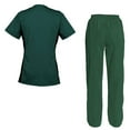 thumbnail image 2 of Women's Scrubs Set Scrub Top and Pants Scrubs Set, 2 of 3