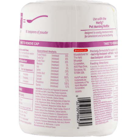 Hartz Milk Replacer for Kittens Powdered Formula