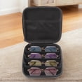 thumbnail image 4 of Protective Sunglasses Travel Pouches Adjustable 4/7 Slot Eyeglasses Holder Storage Box Sunglass Storage Holder for Eyewear Watch Jewelry (Style A), 4 of 10