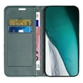 thumbnail image 5 of Allytech Case for Samsung Galaxy A33 5G,Premium PU Leather Business Style RFID Blocking Credit Card Slots Wallet Magnetic Closure Flip Kickstand Protective Cover,Green, 5 of 11