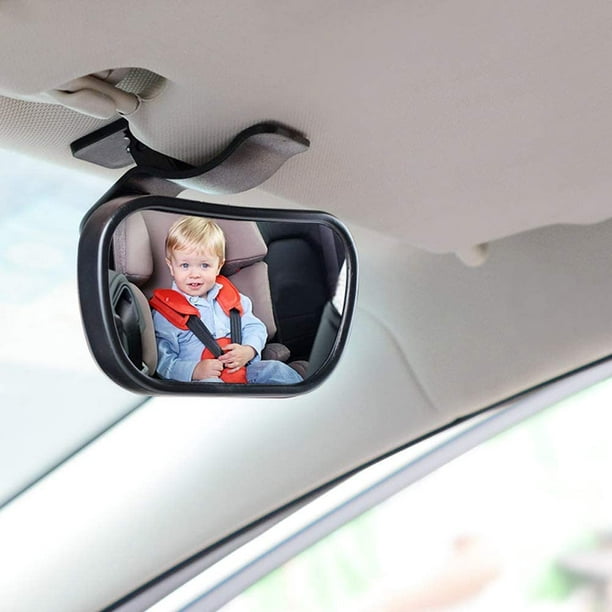 TESNN Miroir Auto Bébé Rétroviseur,Bébé Vue Arrière Miroir pour Siège Arrière  Miroir de Voiture pour Bébé en Sécurité 