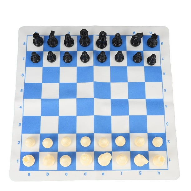 Juegos de Juego de Ajedrez de Ajedrez Plegables, Juego de Juegos de Mesa de Ajedrez Antideslizante para El Entretenimiento para El Entretenimiento