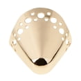 thumbnail image 3 of 1 par de protectores de punta de zapato de mujer con punta de metal, para reparación y decoración. Diseño de oro 1, 3 of 9
