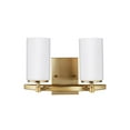 thumbnail image 2 of 4424602-848-Generation Lighting-Sea Gull Lighting-Alturas 2-Light Bath Vanity in Transitional Style-Satin Brass Finish-Incandescent Lamping Type, 2 of 2