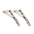 thumbnail image 3 of Triangular Folding Angle Bracket Thickened Stainless Steel L Shaped Folding Angle Support for Kitchen Bedroom, 3 of 10