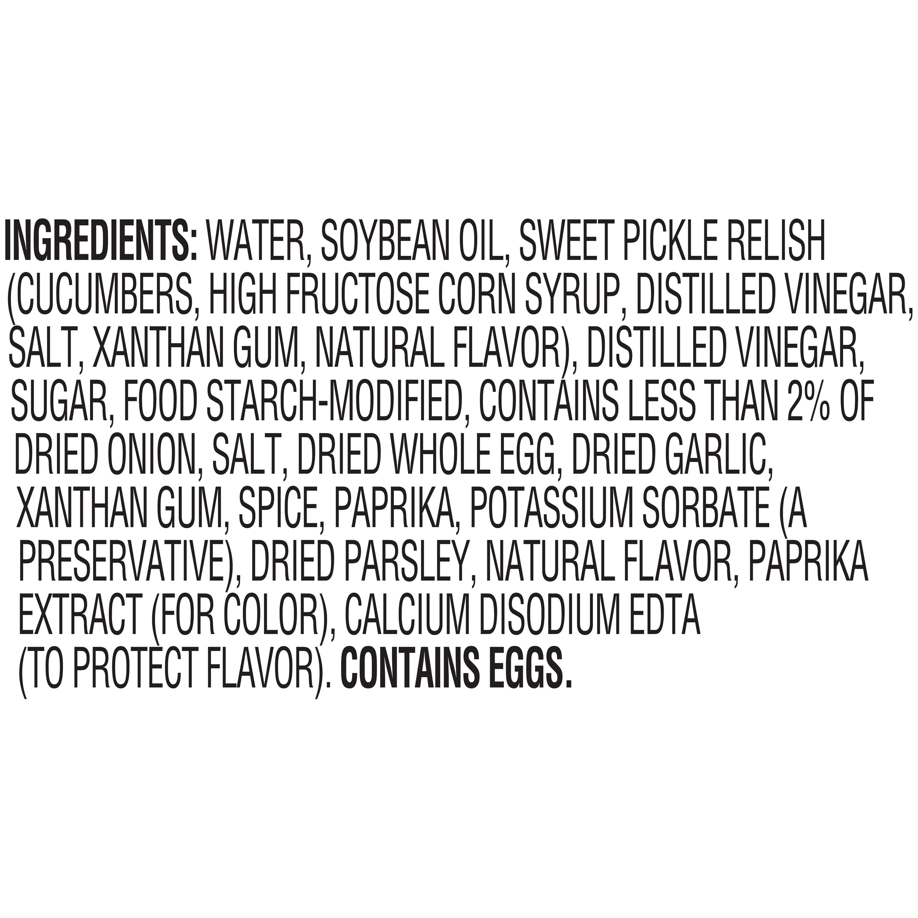 Great Value Tartar Sauce, 12 fl oz