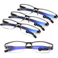 thumbnail image 5 of Fashion Anti-blue light Reading Glasses Men Women Computer Reader 1.5 x,Blue, 5 of 5