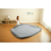 Intex 22 Queen Comfort Plush High Rise Durabeam Airbed Mattress with Built-In Pump