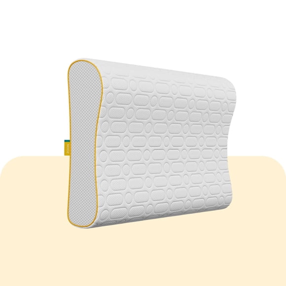 Almohada Nooz Dual Memory Foam Cervical Doble Altura Soporte Ergonómico Firme Para Cuello Funda Lavable
