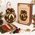 thumbnail image 6 of Clearance! Christmas Classics Patchwork Ornament DIY Kit, No-Sew Ornament Kit (Christmas Tree), 6 of 7