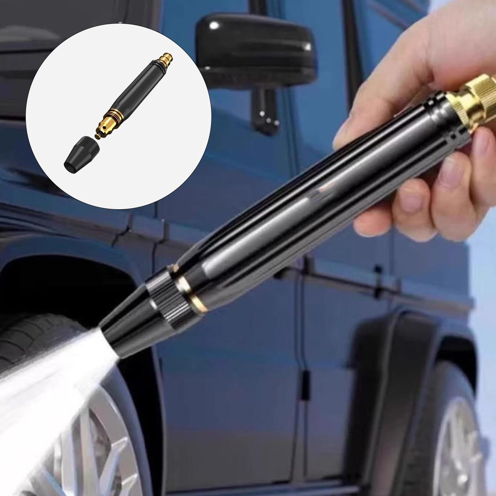 Home High‑Pressure Car Wash Water Gun – Powerful High‑Pressure Water Gun for Cars, Garden Hose Nozzle for Watering Plants & Vegetables