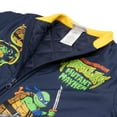 thumbnail image 2 of Nickelodeon Teenage Mutant Ninja Turtles Mutant Mayhem Boy's Varsity Bomber Jacket - TMNT Coat for Kids (Navy, Size 18/20), 2 of 6