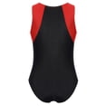 thumbnail image 4 of Aislor Kids Boys Sleeveless Gymnastics Leotard with Shorts Set Dance Gym Workout Jumpsuit 6-16, 4 of 7