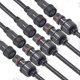 thumbnail image 1 of Waterproof Connectors, Male Female Connector Led Plug, Waterproof Ip65 Connectors, 2 Pin, 2 Core With 16awg 20cm Extension Cable For Led Strip Lights., 1 of 3