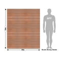 thumbnail image 3 of Rwraps Orange Wood Plank Cantaloupe Gloss Vinyl Film Wrap 59in x 11ft Vinyl Vehicle Car Film Sheet, 3 of 9