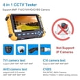 thumbnail image 3 of 8MP CCTV Security Camera Tester IV8W 5Inch CCTV Monitor AHD/CVI/TVI CVBS Analog Camera Tester CCTV Cameras Tester VGA Input ,Video Surveillance Testing, 3 of 6