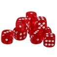 thumbnail image 4 of Paquete De 10 Dados Acrílicos D6 De Seis Caras Para Juguetes De Juego De Mesa De Fiesta D&D TRPG Rojo Sunnimix Juego de roles de dados de seis caras, 4 of 7