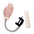 thumbnail image 1 of Herramienta de práctica flexible modelo maniquí de mano práctica de entrenamiento de Arte de uñas de silicona Con soporte 02 Yuyangstore Manos de práctica de uñas, 1 of 8