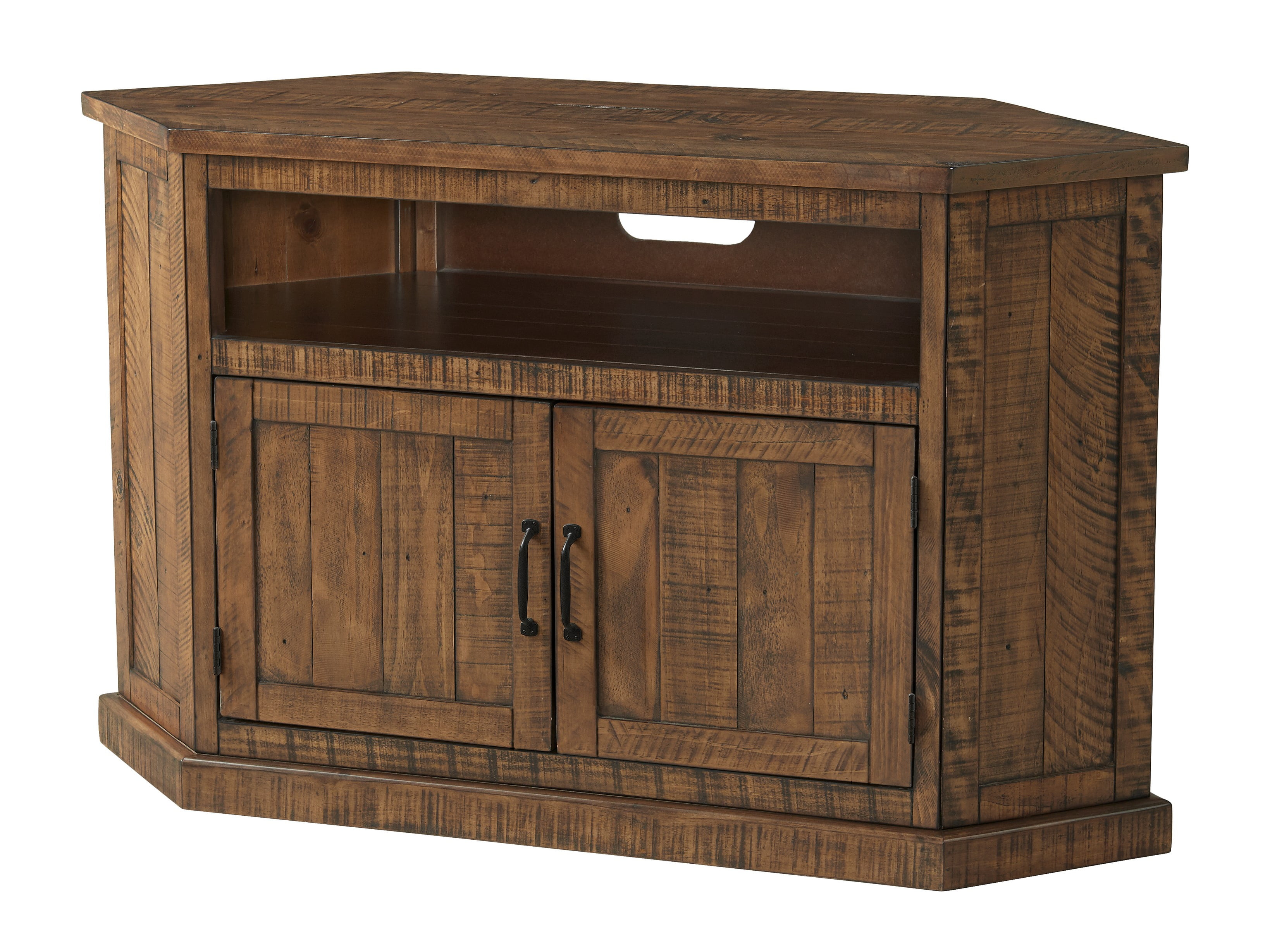 Martin Svensson Home Rustic 50" Corner TV Stand Natural