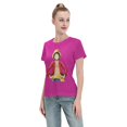 thumbnail image 4 of Women's Basic Short Sleeve T-Shirt One Piece Luffy, 4 of 6