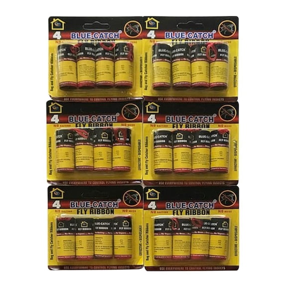 Blue Catch Fly Ribbon 4 pk