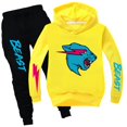 thumbnail image 1 of Mr Beast Hoodie, Boys And Girls Hoodie Suit, Hoodie And Pants 2 Pcs/Set-SinKeeU, 1 of 3