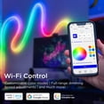 thumbnail image 7 of Enbrighten Vibe 16’ Indoor Smart LED Neon Rope Light, App Control, RGBWIC Color Changing, 7 of 7
