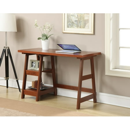 Convenience Concepts Designs2go Trestle Desk Multiple Finishes