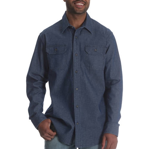 wrangler denim shirts walmart