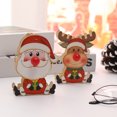thumbnail image 3 of Manunclaims LED Christmas Tree Hanging Pendant Luminous Snowman Elk Santa Claus Pendant Decoration for Festival Home, 3 of 8