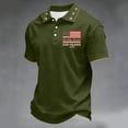 thumbnail image 4 of Men's USA 250th Anniversary Polo Shirt We The People Patriotic Flag Short Sleeve Golf Tee, 4 of 6