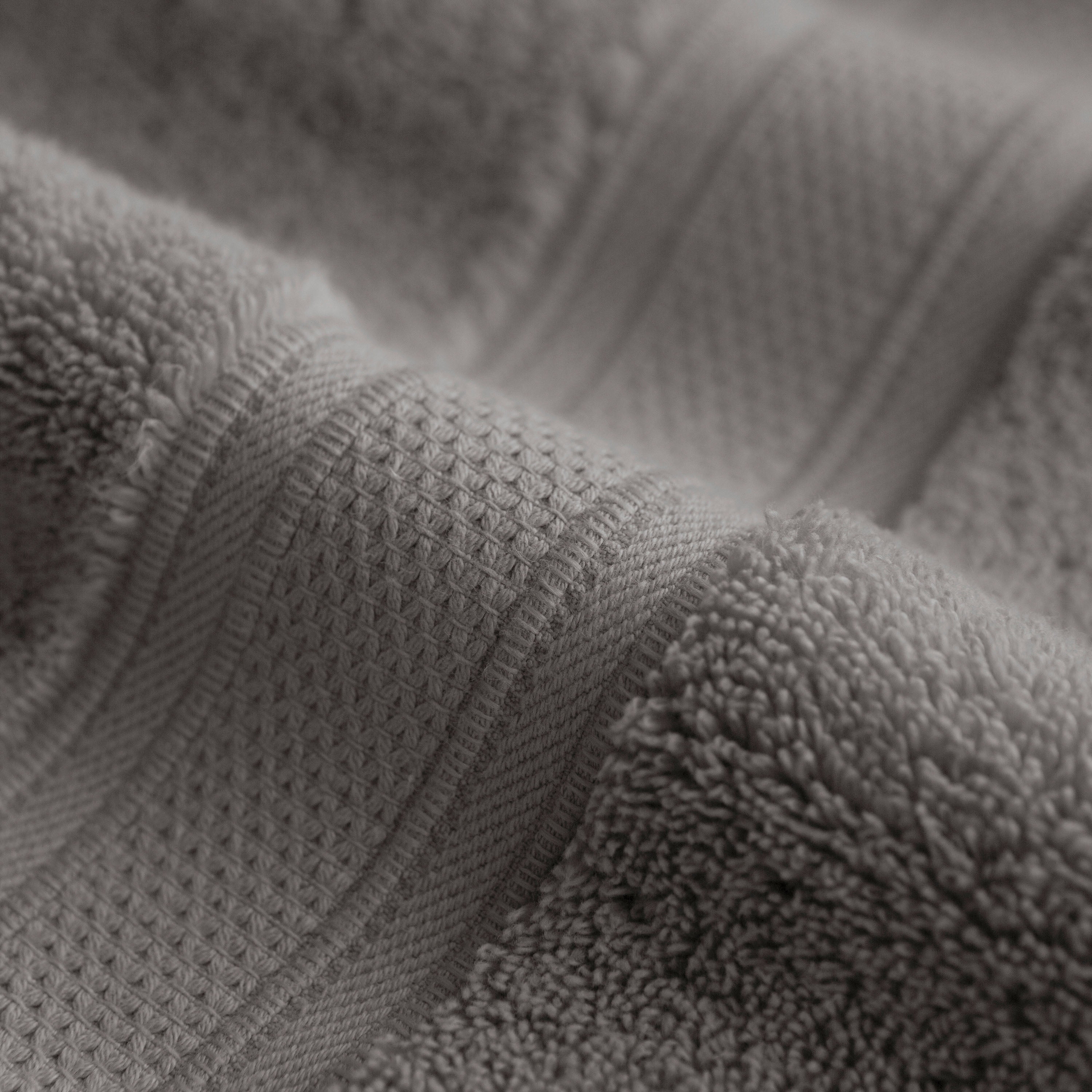 Seed & Stone Ultra-Soft 30% Recycled Cotton Bath Towels, 100% Cotton, 6-Piece Towel Set, Gray