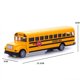 thumbnail image 4 of Modelo de juguetes de autobús escolar para niños, vehículo de juguete amarillo de nariz larga para niños pequeños con luces LED intermitentes y música, funciona con pilas de gran tamaño Bump and Go Feliz Sencillez, 4 of 4