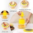 thumbnail image 4 of Pelador de maíz multifunción 4 en 1, pelador de maíz para mazorcas de maíz, removedor de maíz con pelador de verduras y frutas, rallador y taza medidora, 4 of 5