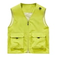 thumbnail image 7 of Paiwinds Women's Utility Vest with Pockets - Sleeveless V-Neck Zipper Outdoor Work Vest for Travel Photography Hiking - Black, 7 of 7