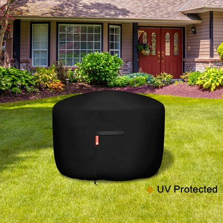Round Gas Fire Pit Table Cover Heavy, 36 Inch Round Gas Fire Pit Cover