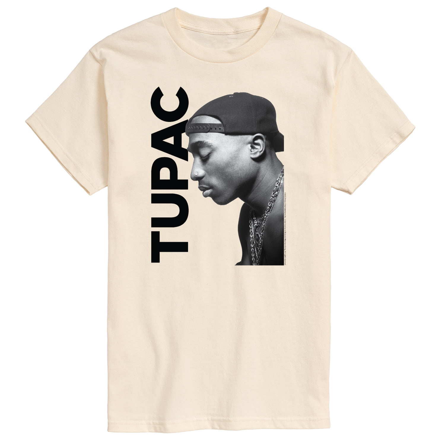 modtage skuffet Er Tupac Profile - Men's Short Sleeve Graphic T-Shirt - Walmart.com