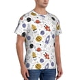 thumbnail image 5 of Rocae Rocket Planets for Men's Moisture-Wicking Crew Tee - T-Shirt for Sports, Outdoor Activities, and Casual WearMedium, 5 of 9