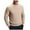 Khaki #01, variant on Nmnitkp Mens Sweater Casual Fashion Round Neck Elasticity Pullover Sweater Base Layer Knit Long Sleeve Sweater Black,M
