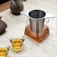 thumbnail image 4 of 2PCS Tea Filter Fine Hole Stainless Steel Tea Infuser Tea Strainer with Two Tabs and Lid for Mug Cup Teapot- 6cm x 7.5cm, 4 of 4