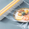 thumbnail image 4 of 2 in 1 Plastic Wrap Dispenser Cling Film Dispenser Saran Wrap Cutter Aluminum Foil Parchment Paper Injector Kitchen Tool, 4 of 5
