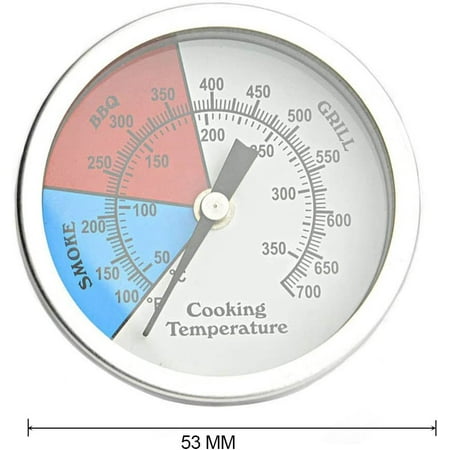 BBQ Smoker Thermometer Charcoal Smoker Grill Thermometer with ...